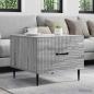 Preview: ARDEBO.de - Couchtisch Graues Sonoma 49 x 50 x 40 cm Holzwerkstoff