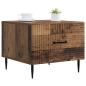 Preview: Couchtisch mit Schubladen Altholz 49 x 50 x 40 cm Holzwerkstoff