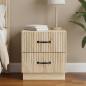 Preview: ARDEBO.de - Nachttisch Sonoma-Eiche 43 x 34,5 x 44,5 cm Holzwerkstoff