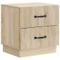 Preview: Nachttisch Sonoma-Eiche 43 x 34,5 x 44,5 cm Holzwerkstoff