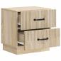 Preview: Nachttisch Sonoma-Eiche 43 x 34,5 x 44,5 cm Holzwerkstoff