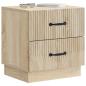 Preview: Nachttisch 2 stk. Sonoma-Eiche 43 x 34,5 x 44,5 cm