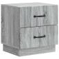 Preview: Nachttisch 2 stk. Graues Sonoma 43 x 34,5 x 44,5 cm