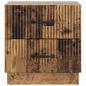 Preview: Nachttisch Altholz 43 x 34,5 x 44,5 cm Holzwerkstoff