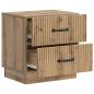 Preview: Nachttisch Artisan-Eiche 43 x 34,5 x 44,5 cm Holzwerkstoff