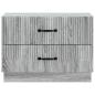 Preview: Nachttisch Sonoma-Grau 62 x 34,5 x 44,5 cm Holzwerkstoff