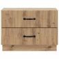 Preview: Nachttisch Artisan-Eiche 62 x 34,5 x 44,5 cm Holzwerkstoff
