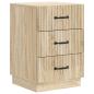Preview: Nachttisch Sonoma-Eiche 43 x 41 x 63,5 cm Holzwerkstoff