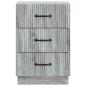 Preview: Nachttisch Graues Sonoma 43 x 41 x 63,5 cm Holzwerkstoff