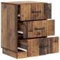 Preview: Nachttisch Altholz 43 x 41 x 63,5 cm Holzwerkstoff