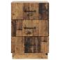 Preview: Nachttisch Altholz 43 x 41 x 63,5 cm Holzwerkstoff