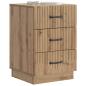 Preview: Nachttisch Artisan-Eiche 43 x 41 x 63,5 cm Holzwerkstoff