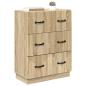 Preview: Schubladenschrank Sonoma-Eiche 66 x 34,5 x 87 cm Holzwerkstoff