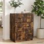 Preview: ARDEBO.de - Schubladenschrank Geräucherte Eiche 66 x 34,5 x 87 cm