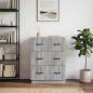 Preview: ARDEBO.de - Schubladenschrank Graues Sonoma 66 x 34,5 x 87 cm Holzwerkstoff
