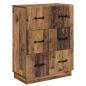 Preview: Schubladenschrank Altholz 66 x 34,5 x 87 cm Holzwerkstoff