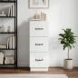 Preview: ARDEBO.de - Schubladenschrank 33 x 34,5 x 87 cm Holzwerkstoff