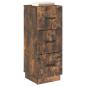 Preview: Schubladenschrank 33 x 34,5 x 87 cm Holzwerkstoff R?uchereiche