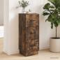 Preview: Schubladenschrank 33 x 34,5 x 87 cm Holzwerkstoff R?uchereiche
