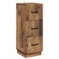 Preview: Schubladenschrank 33 x 34,5 x 87 cm Holzwerkstoff Altholz