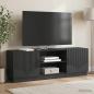 Preview: TV-Schränk Schwarz 150 x 31 x 47 cm Holzwerkstoff