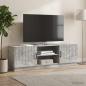 Preview: ARDEBO.de - TV-Schränk Betongrau 150 x 31 x 47 cm Holzwerkstoff