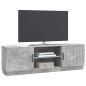 Preview: TV-Schränk Betongrau 150 x 31 x 47 cm Holzwerkstoff