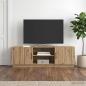 Preview: ARDEBO.de - TV-Schränk 150 x 31 x 47 cm Artisan-Eiche Holzwerkstoff