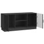 Preview: TV-Schränk 102 x 34,5 x 47 cm Schwarz Holzwerkstoff