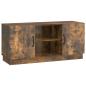 Preview: TV-Schränk 102 x 34,5 x 47 cm Räuchereiche Holzwerkstoff