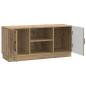 Preview: TV-Schränk 102 x 34,5 x 47 cm Artisan-Eiche Holzwerkstoff