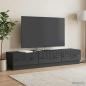 Preview: TV-Schränk Schwarz 147 x 34,5 x 27 cm Holzwerkstoff