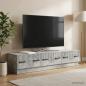 Preview: TV-Schränk Betongrau 147 x 34,5 x 27 cm Holzwerkstoff