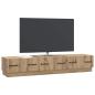 Preview: TV-Schränk 147 x 34,5 x 27 cm Artisan-Eiche Holzwerkstoff