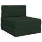 Preview: Klappsofa Bett Dunkelgrün 70 x 80 x 60 cm Stoff