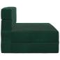 Preview: Klappsofa Bett Dunkelgrün 70 x 80 x 60 cm Stoff