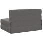 Preview: Klappsofa Bett Hellgrau 100 x 80 x 60 cm Stoff