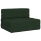Preview: Klappsofa Bett Dunkelgrün 190 x 100 x 15 cm Stoff