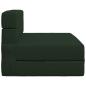 Preview: Klappsofa Bett Dunkelgrün 190 x 100 x 15 cm Stoff