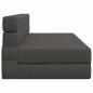 Preview: Klappsofa Bett Dunkelgrau 152 x 86,5 x 60 cm Stoff