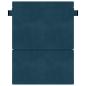 Preview: Klappsofa Bett Blau 152 x 86,5 x 60 cm Stoff