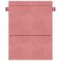 Preview: Klappsofa Bett Rosa 203 x 152 x 15 cm Samt