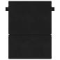 Preview: Klappsofa Bett Schwarz 152 x 86,5 x 60 cm Stoff
