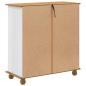 Preview: Schubladenkommode mit Schubladen ASKIM Weiß 91 x 40 x 95,5 cm