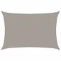 Preview: Sonnensegel 160 g/m² Rechteckig Hellgrau 5x7 m HDPE