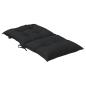 Preview: Niedriglehner Stuhlkissen Set 4 stk. Polyester Melange Schwarz