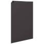 Preview: Pflanzkübel 2 Stk. Schwarz Dreieckig 50x43x75 cm Stahl