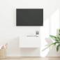 Preview: ARDEBO.de - TV-Wandschrank 60 x 31 x 29,5 cm Weiß Holzwerkstoff