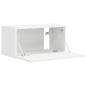 Preview: TV-Wandschrank 60 x 31 x 29,5 cm Weiß Holzwerkstoff