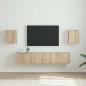 Preview: ARDEBO.de - TV-Wandschrank 2 stk. Sonoma Holzwerkstoff
